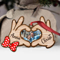 Personalized Couple Christmas Ornament Custom Photo Gift Ornament GradoCreations
