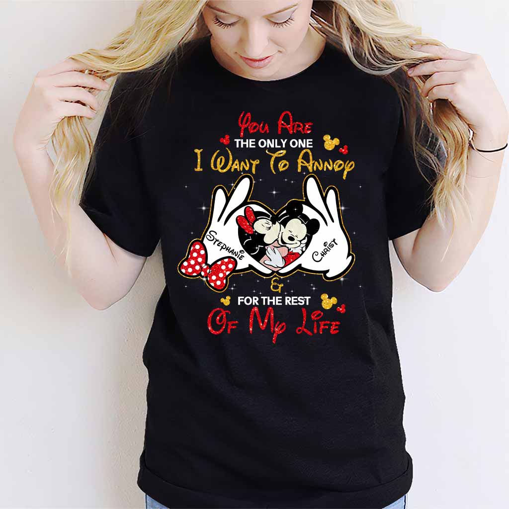 Personalized Couple T-shirt & Hoodie Custom Name Gift T-shirt & Hoodie GradoCreations