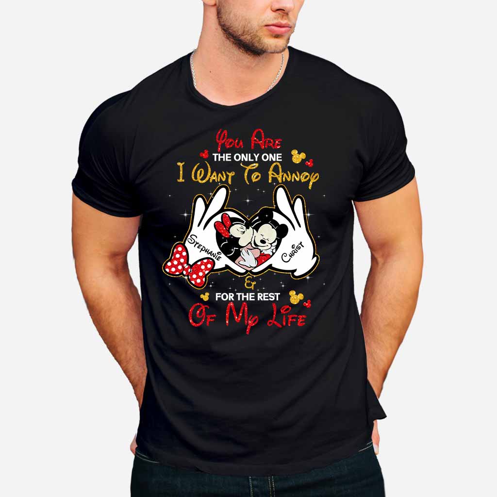 Personalized Couple T-shirt & Hoodie Custom Name Gift T-shirt & Hoodie GradoCreations