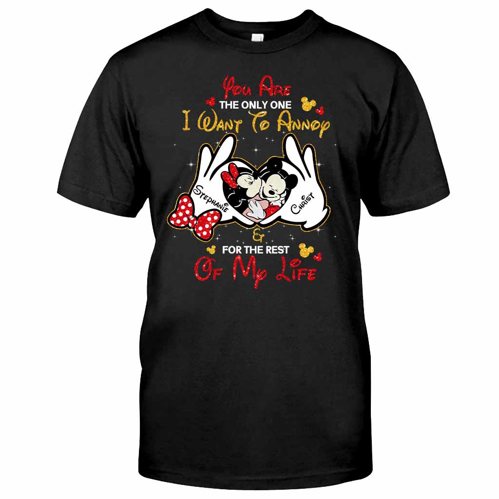 Personalized Couple T-shirt & Hoodie Custom Name Gift T-shirt & Hoodie GradoCreations
