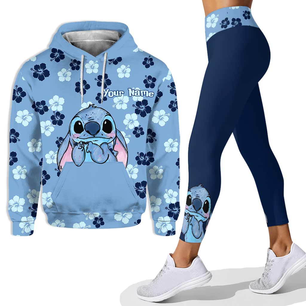 Personalized Ohana Hoodie and Leggings Set Custom Name Gift Hoodie & Leggings GradoCreations