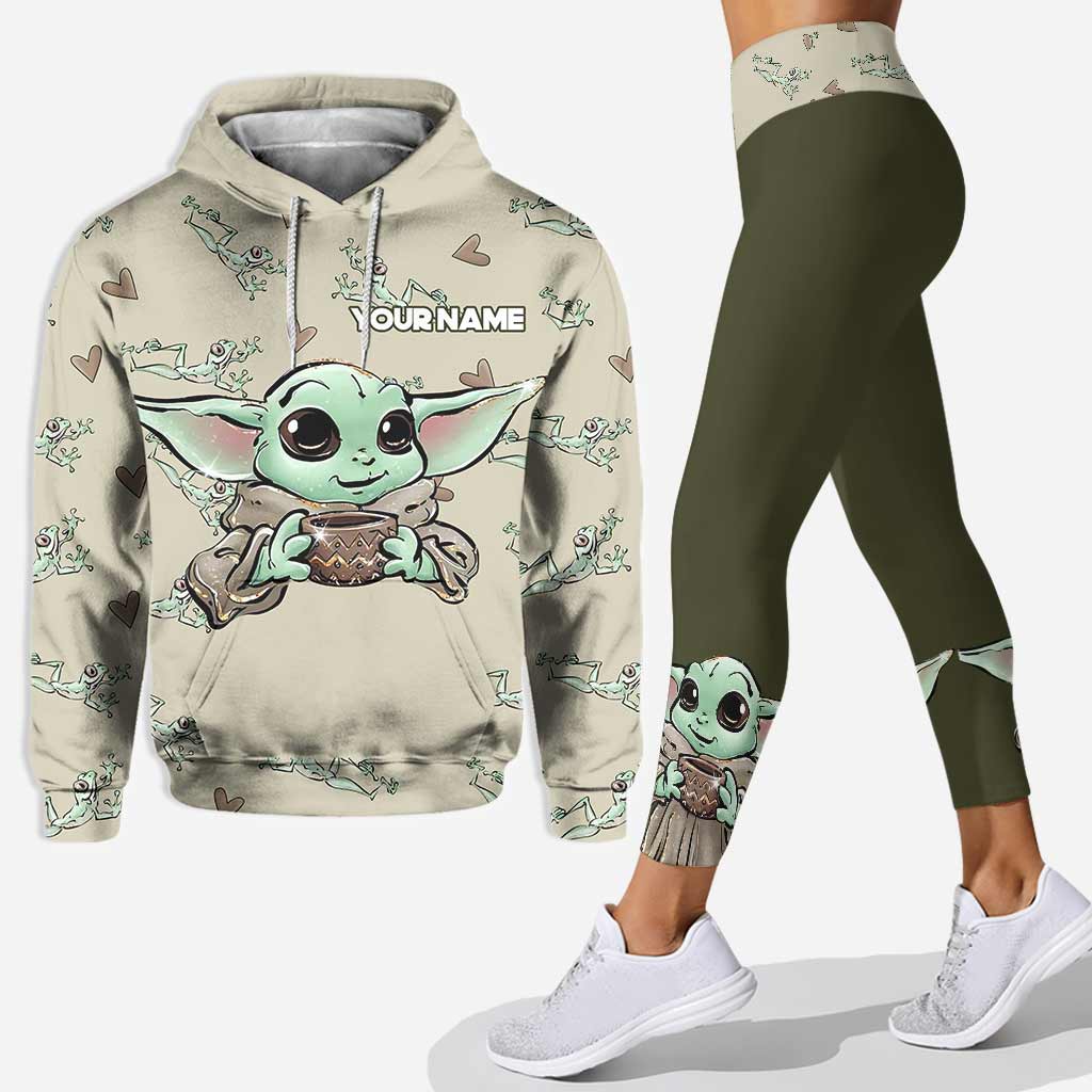 Personalized The Force Hoodie and Leggings Set Custom Name for Kids Hoodie & Leggings GradoCreations