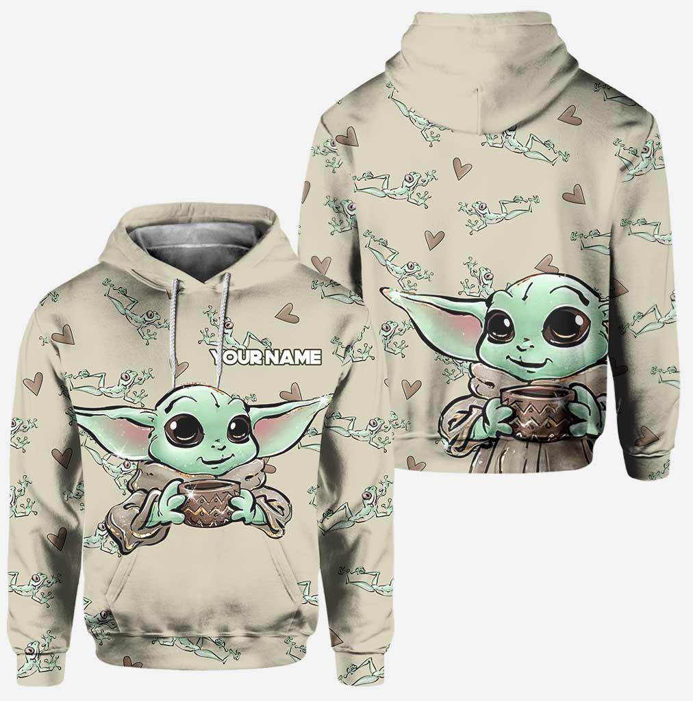 Personalized The Force Hoodie and Leggings Set Custom Name for Kids Hoodie & Leggings GradoCreations