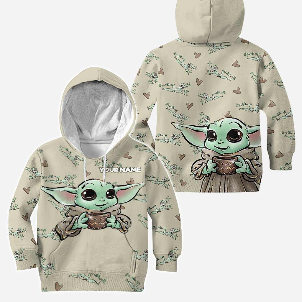 Personalized The Force Hoodie and Leggings Set Custom Name for Kids Hoodie & Leggings GradoCreations