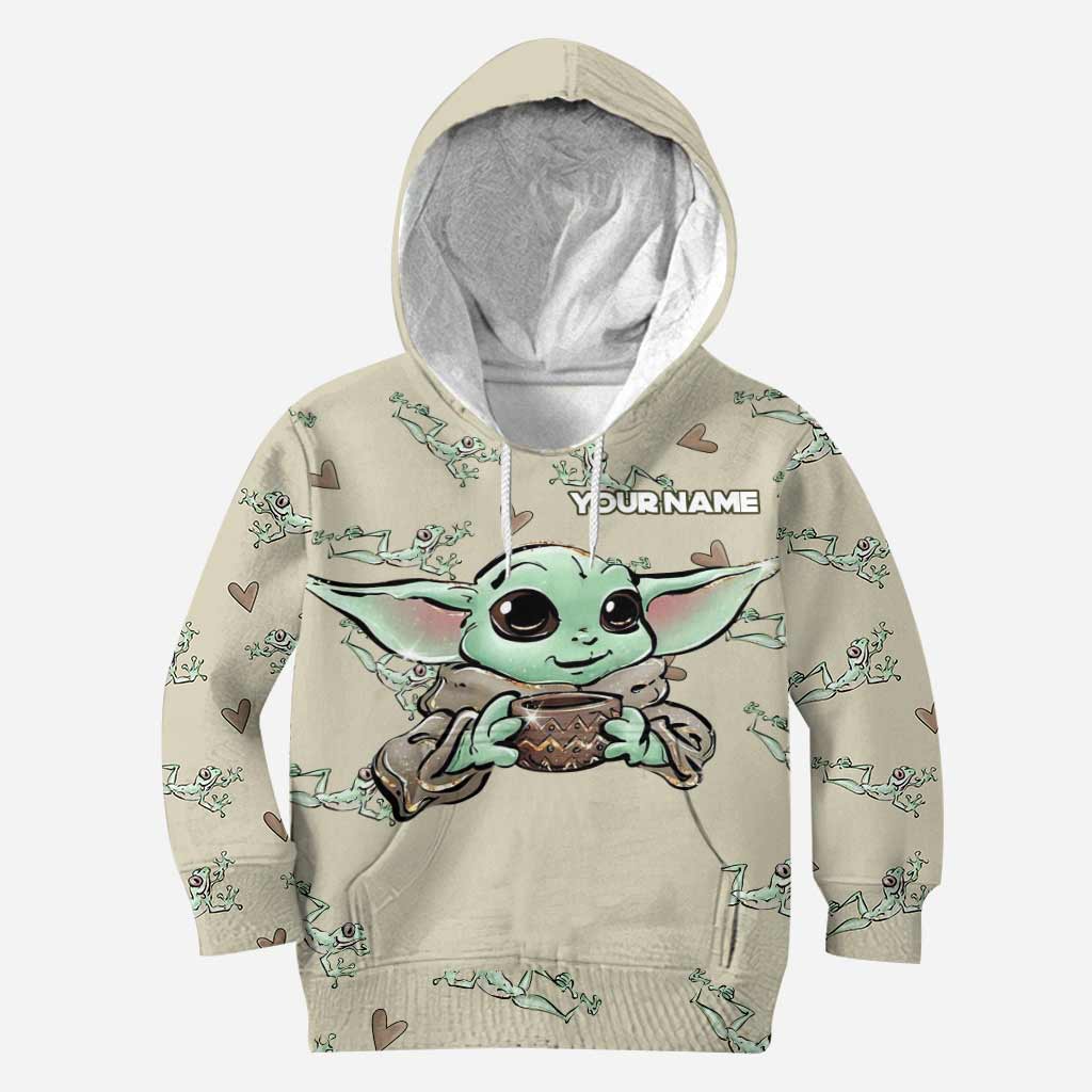 Personalized The Force Hoodie and Leggings Set Custom Name for Kids Hoodie & Leggings GradoCreations