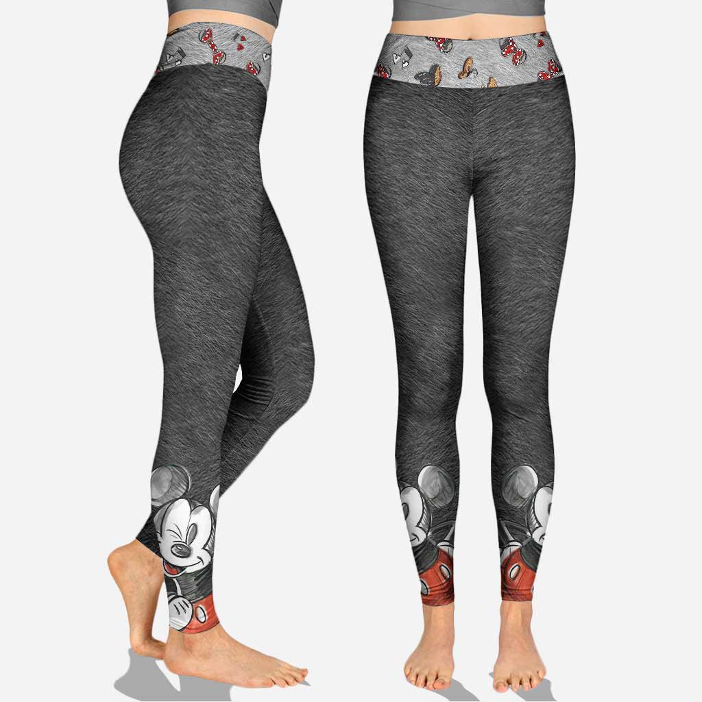 Personalized Mickey Mouse Hoodie & Leggings Set for Kids Hoodie & Leggings GradoCreations