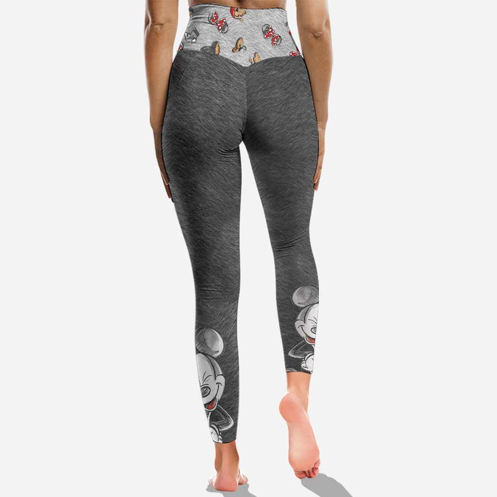 Personalized Mickey Mouse Hoodie & Leggings Set for Kids Hoodie & Leggings GradoCreations