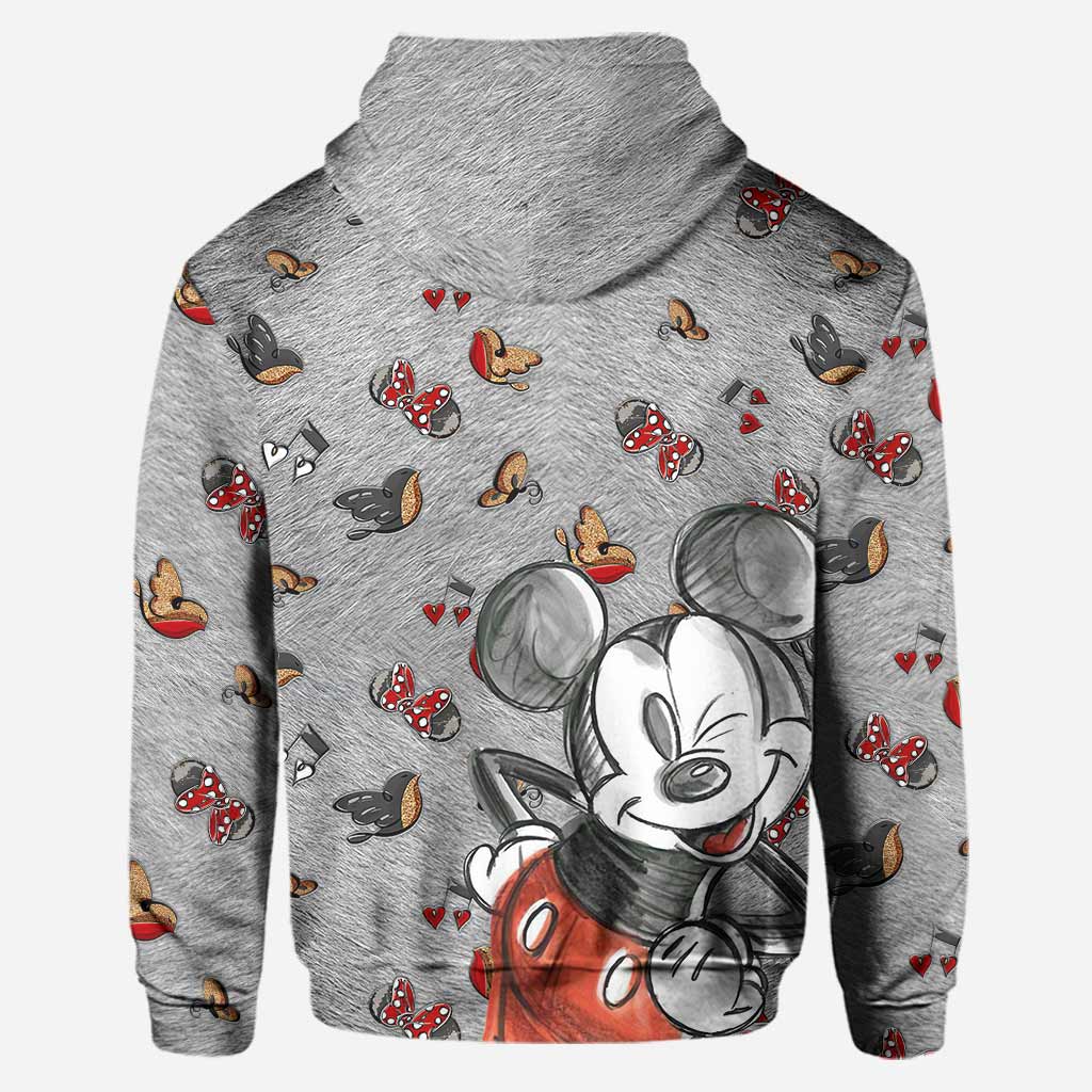 Personalized Mickey Mouse Hoodie & Leggings Set for Kids Hoodie & Leggings GradoCreations