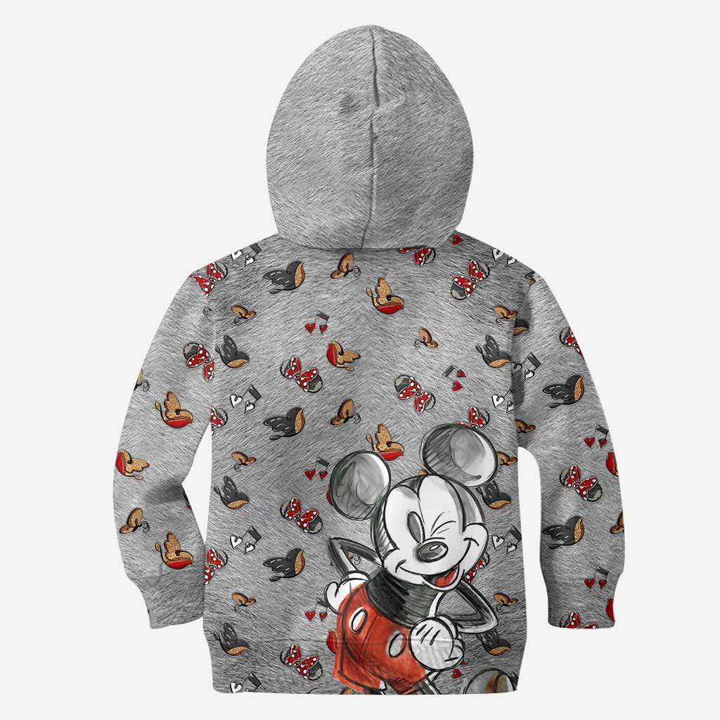 Personalized Mickey Mouse Hoodie & Leggings Set for Kids Hoodie & Leggings GradoCreations