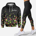 Personalized Grinch Christmas Hoodie & Leggings Set for Kids & Adults Hoodie & Leggings GradoCreations