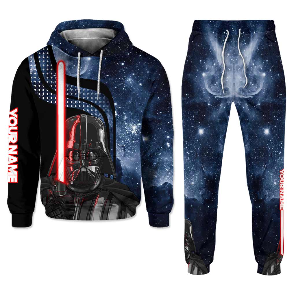 Personalized Darth Vader Hoodie & Sweatpants Set Custom Name Gift Hoodie & Sweatpants GradoCreations