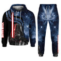 Personalized Darth Vader Hoodie & Sweatpants Set Custom Name Gift Hoodie & Sweatpants GradoCreations