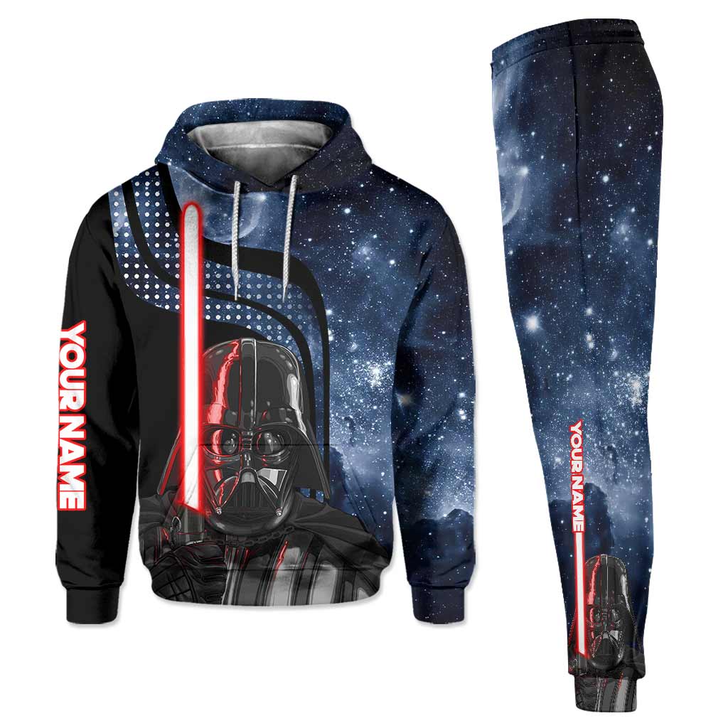 Personalized Darth Vader Hoodie & Sweatpants Set Custom Name Gift Hoodie & Sweatpants GradoCreations