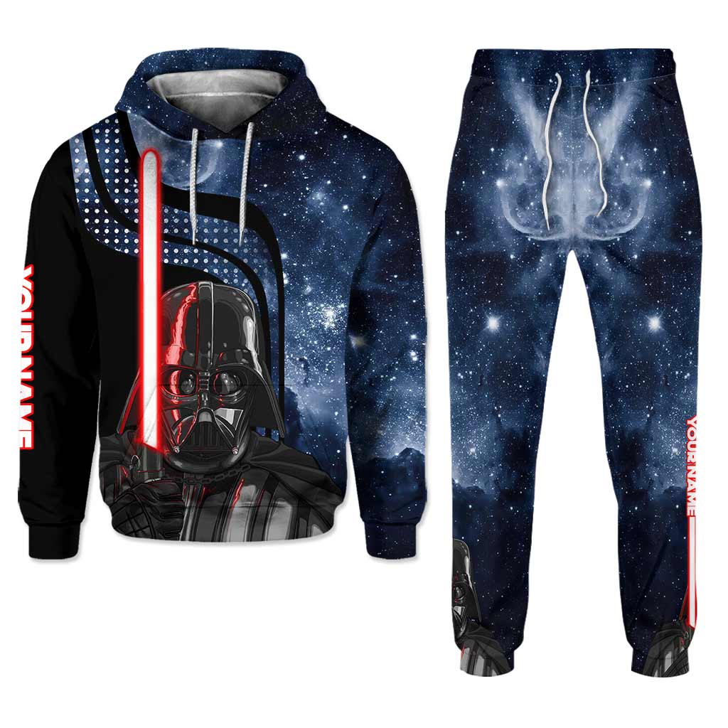 Personalized Darth Vader Hoodie & Sweatpants Set Custom Name Gift Hoodie & Sweatpants GradoCreations