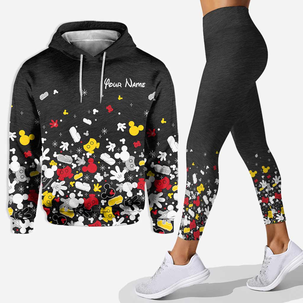 Personalized Mouse Hoodie and Leggings Set Custom Name Gift Hoodie & Leggings GradoCreations