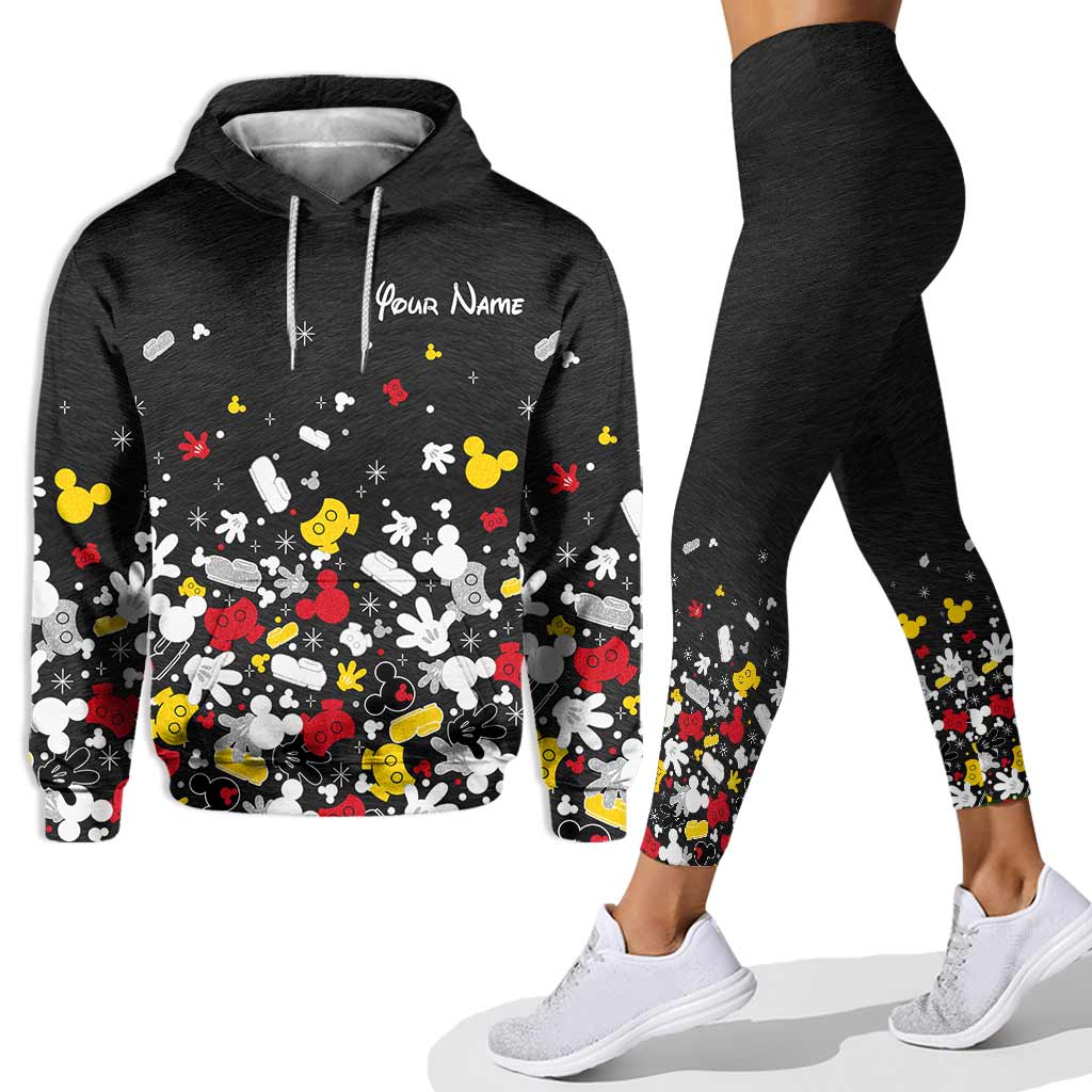Personalized Mouse Hoodie and Leggings Set Custom Name Gift Hoodie & Leggings GradoCreations
