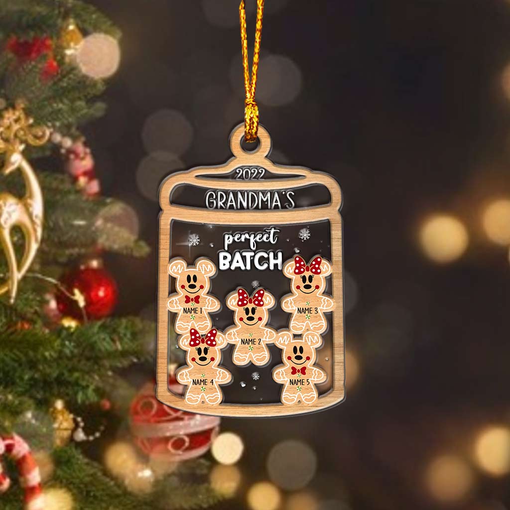 Personalized Christmas Layers Mix Ornament for Grandma's Perfect Batch Layers Mix Ornament GradoCreations