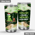Personalized Grinch Christmas Tumbler Custom Name Gift Tumbler GradoCreations