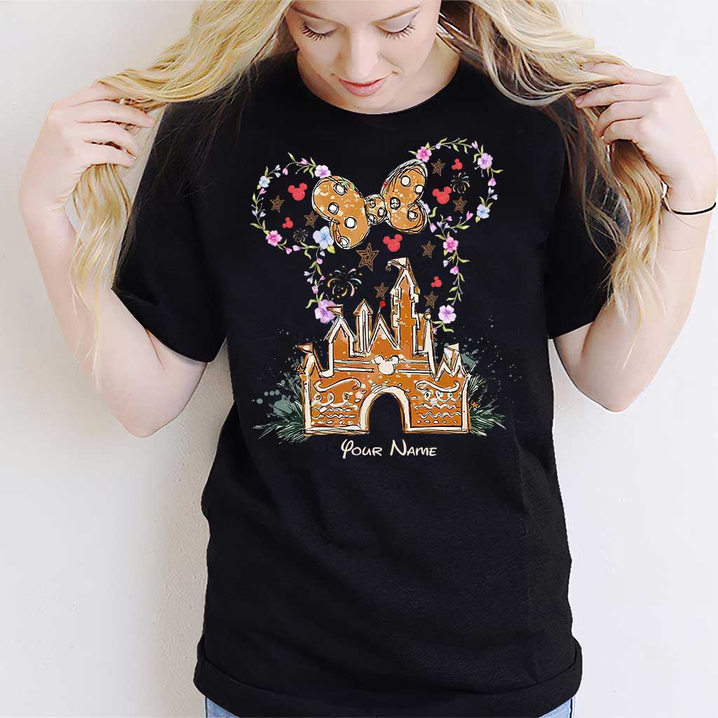 Personalized Merry Christmas Mouse T-shirt & Hoodie Custom Name Gift T-shirt & Hoodie GradoCreations
