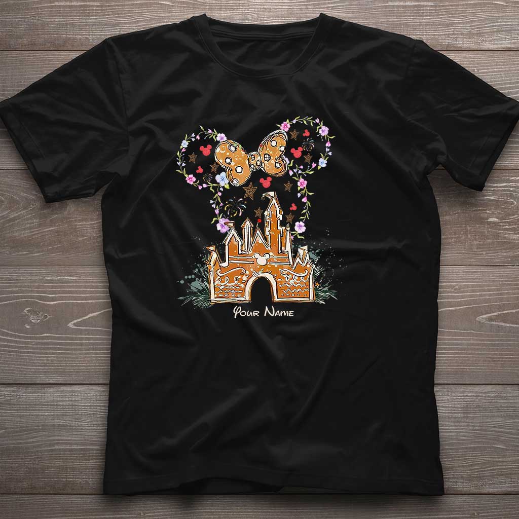Personalized Merry Christmas Mouse T-shirt & Hoodie Custom Name Gift T-shirt & Hoodie GradoCreations