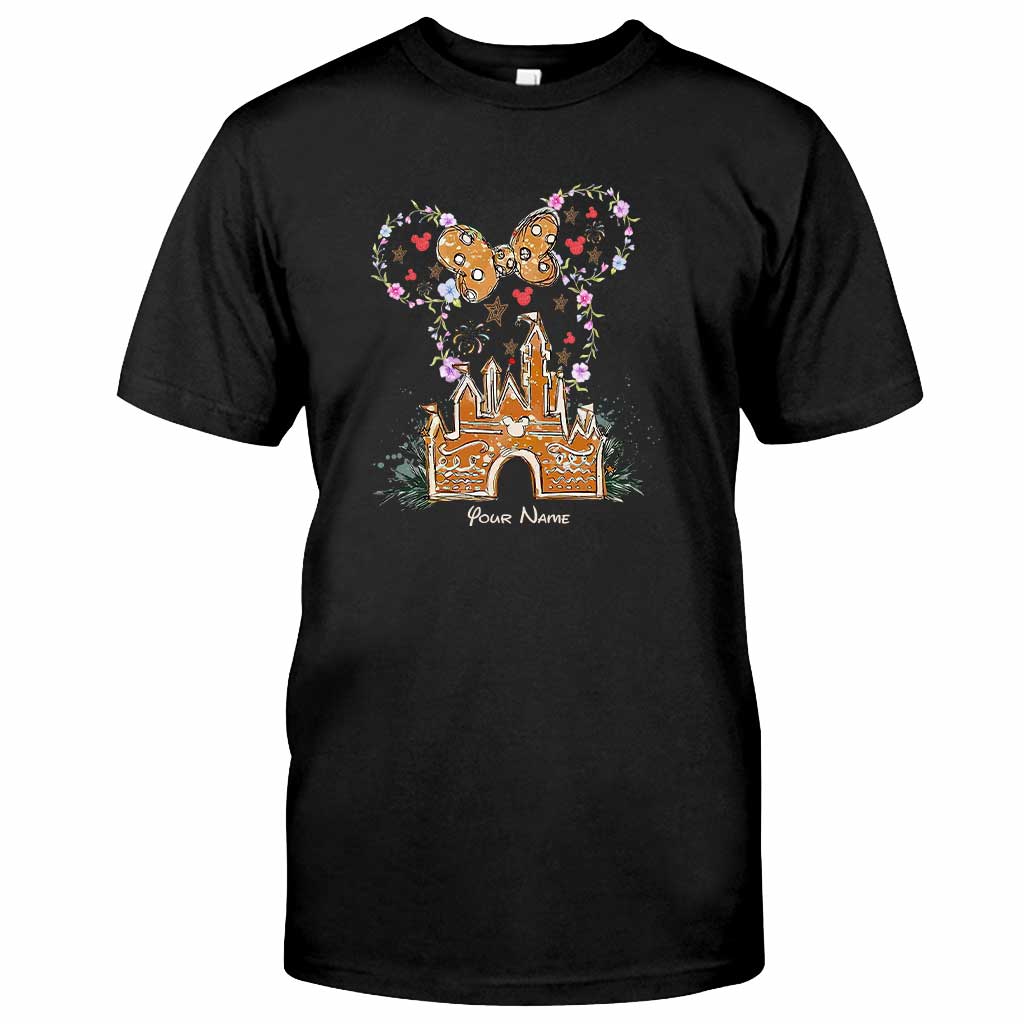 Personalized Merry Christmas Mouse T-shirt & Hoodie Custom Name Gift T-shirt & Hoodie GradoCreations
