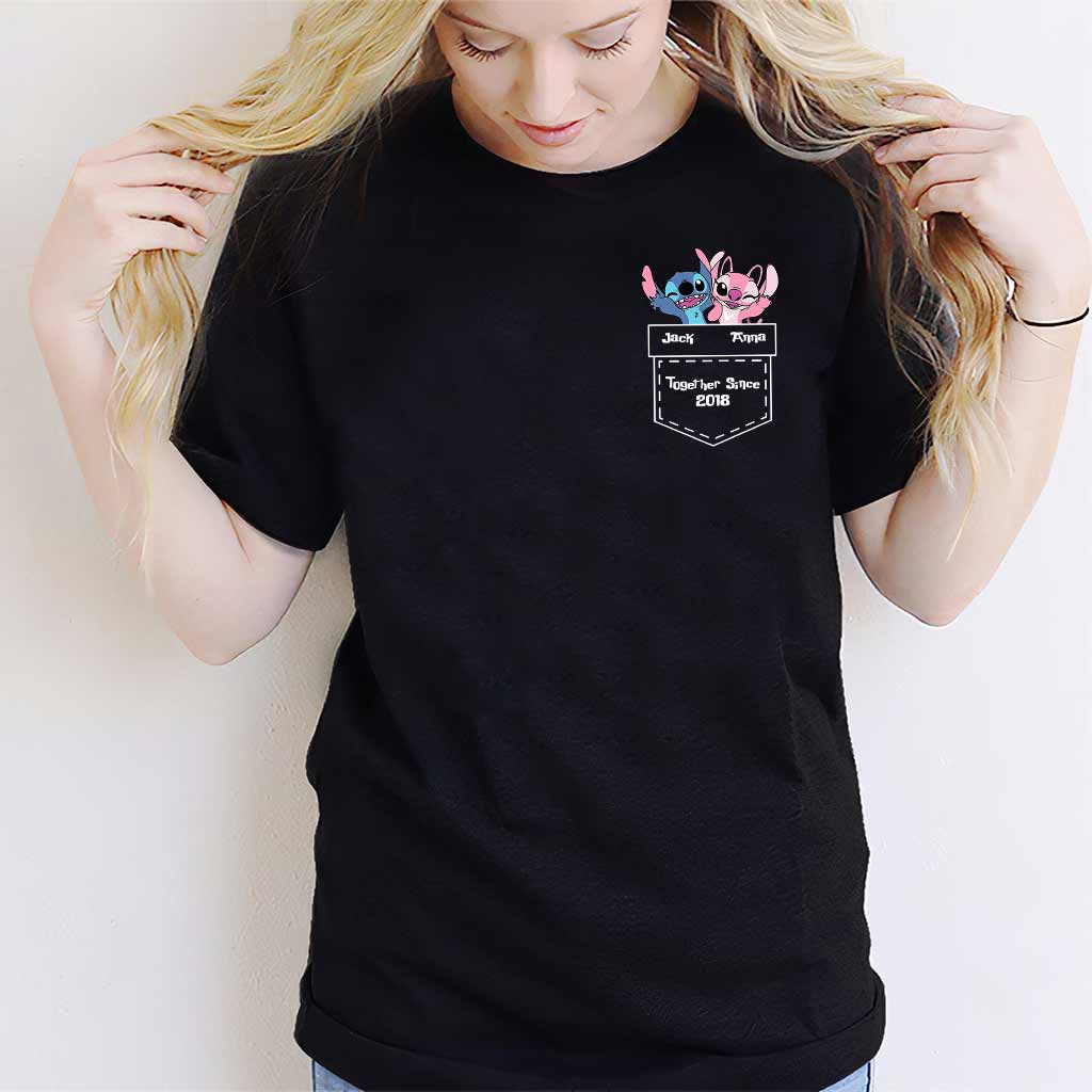 Personalized Ohana T-Shirt & Hoodie Custom Name Gift for Couples T-shirt & Hoodie GradoCreations
