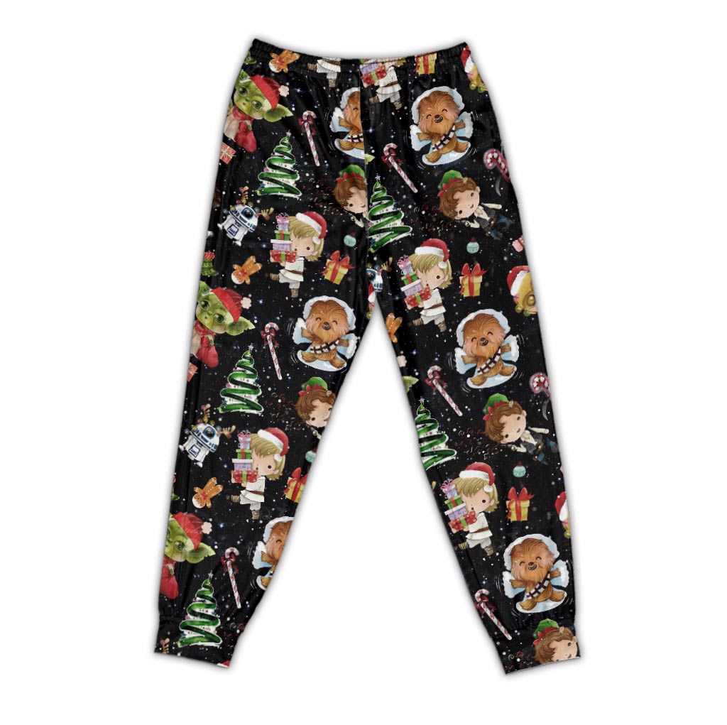 Personalized Christmas Pajamas Set with Your Name Cute Design Pajamas Set GradoCreations