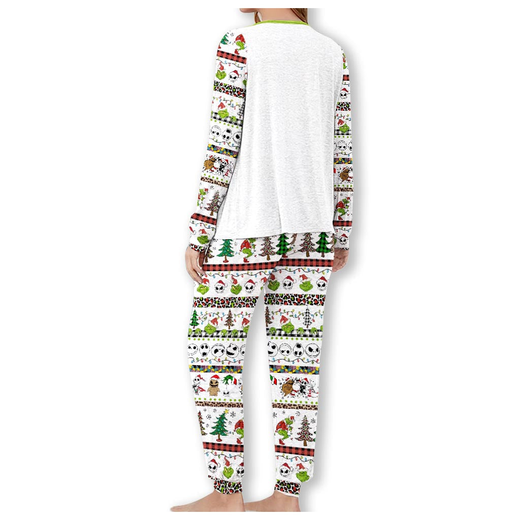 Personalized Christmas Pajamas Set for Kids Custom Name Gift Pajamas Set GradoCreations