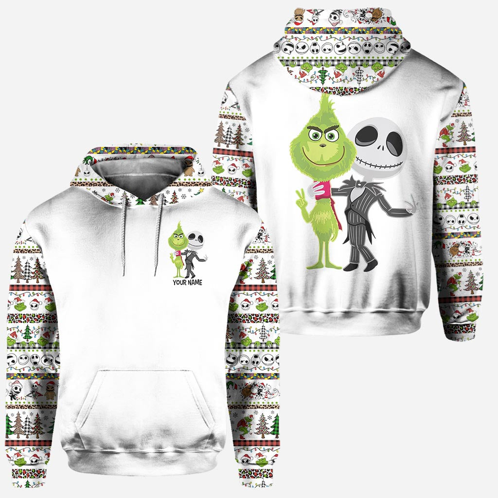 Personalized Christmas Hoodie & Leggings Set Custom Name Gift Hoodie & Leggings GradoCreations