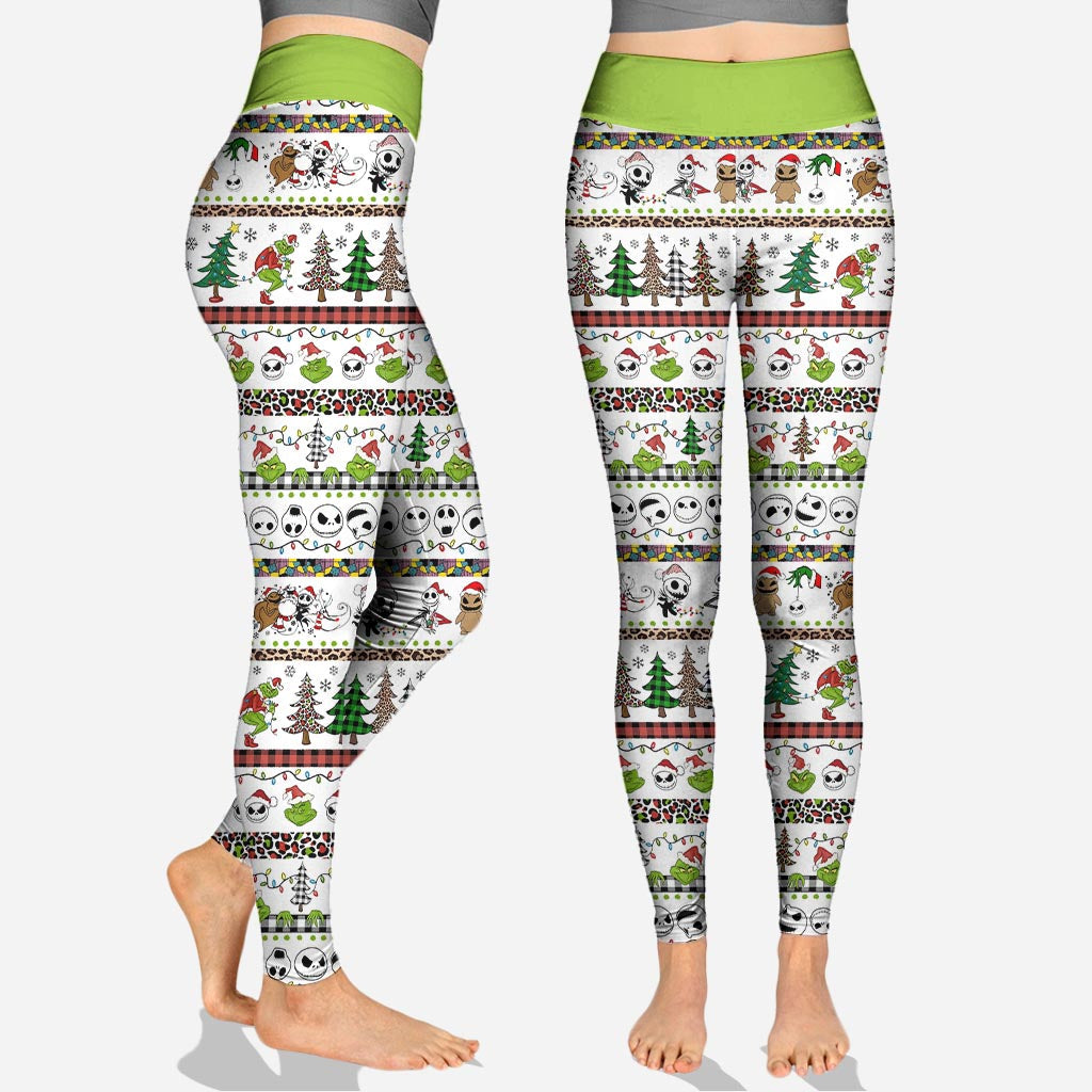 Personalized Christmas Hoodie & Leggings Set Custom Name Gift Hoodie & Leggings GradoCreations
