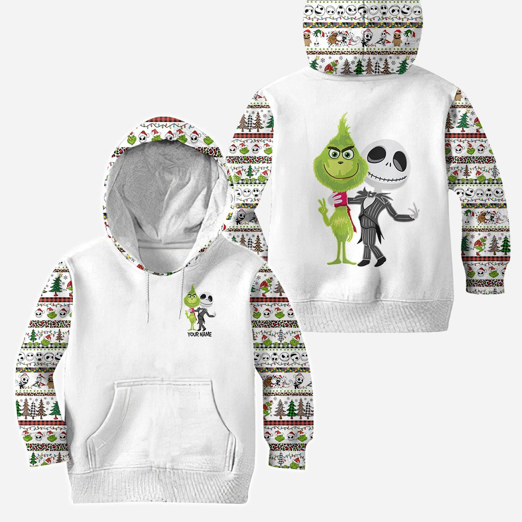 Personalized Christmas Hoodie & Leggings Set Custom Name Gift Hoodie & Leggings GradoCreations