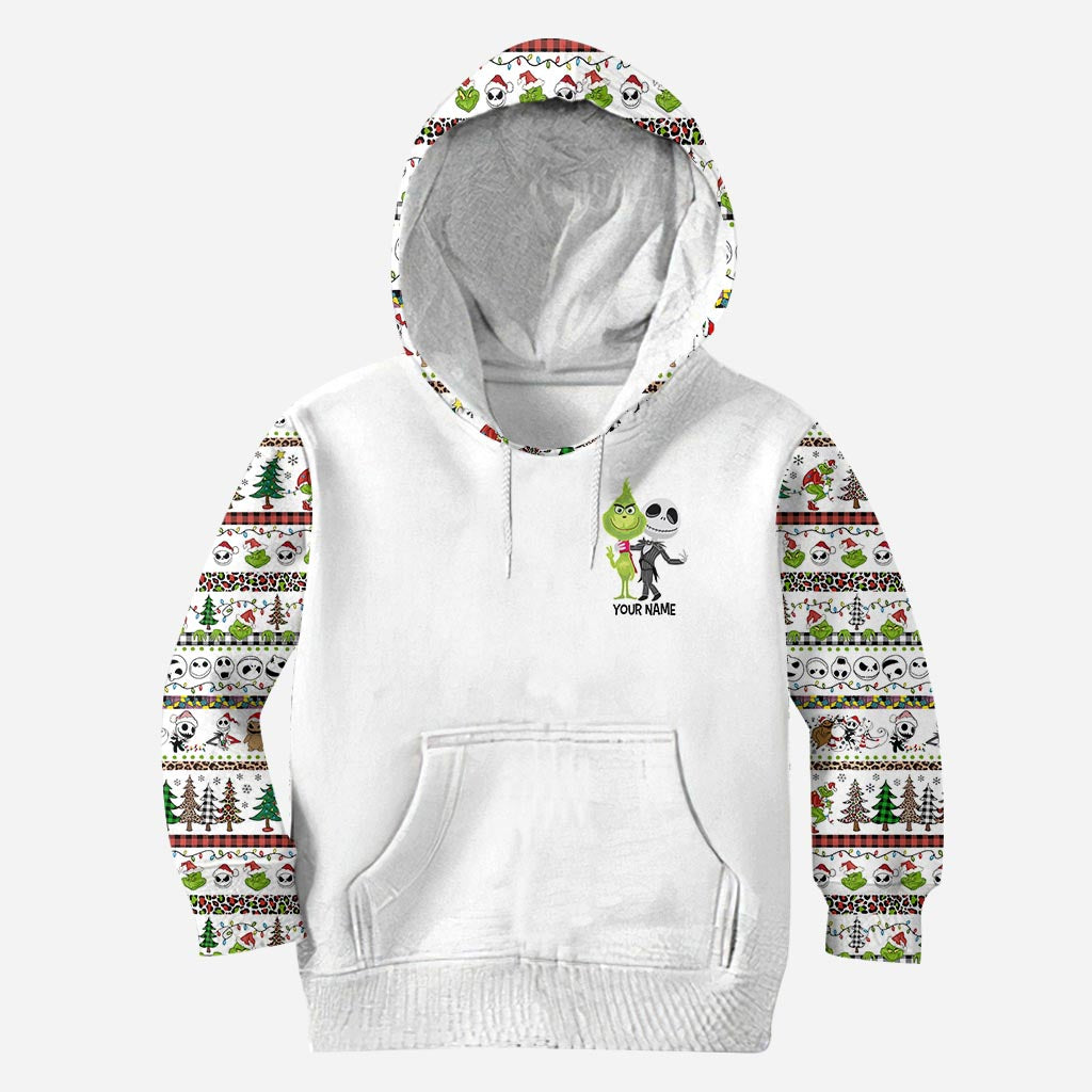 Personalized Christmas Hoodie & Leggings Set Custom Name Gift Hoodie & Leggings GradoCreations