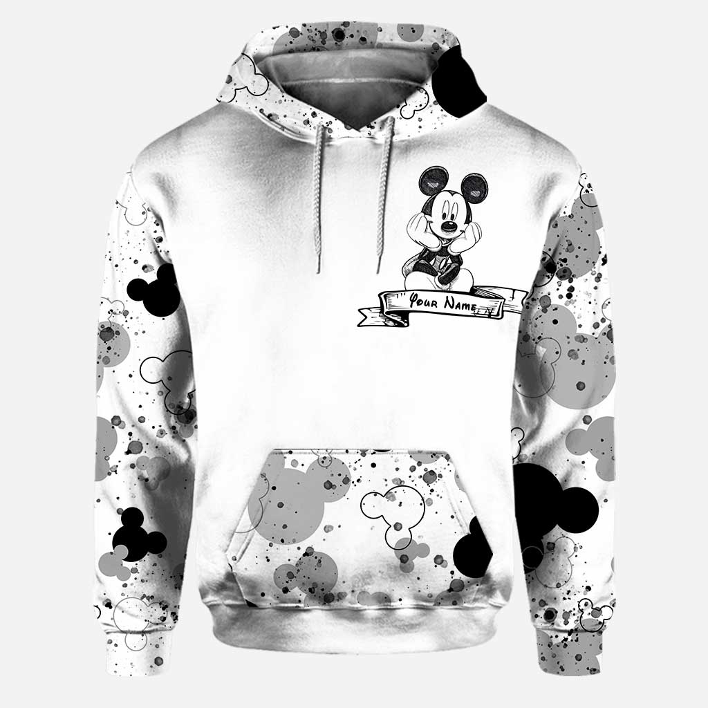Personalized Cute Mouse Ears Hoodie & Leggings Set Gift for Kids Hoodie & Leggings GradoCreations
