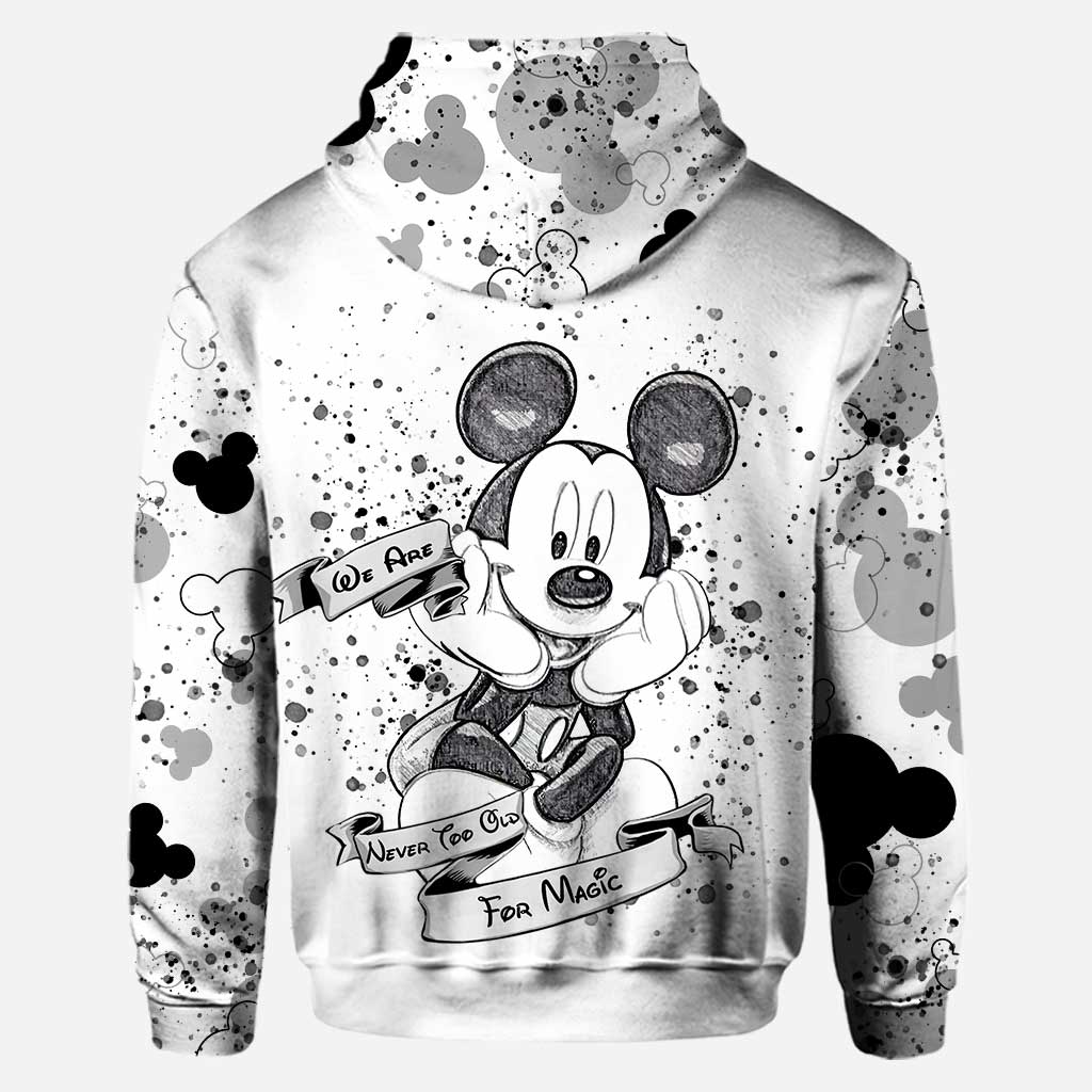 Personalized Cute Mouse Ears Hoodie & Leggings Set Gift for Kids Hoodie & Leggings GradoCreations