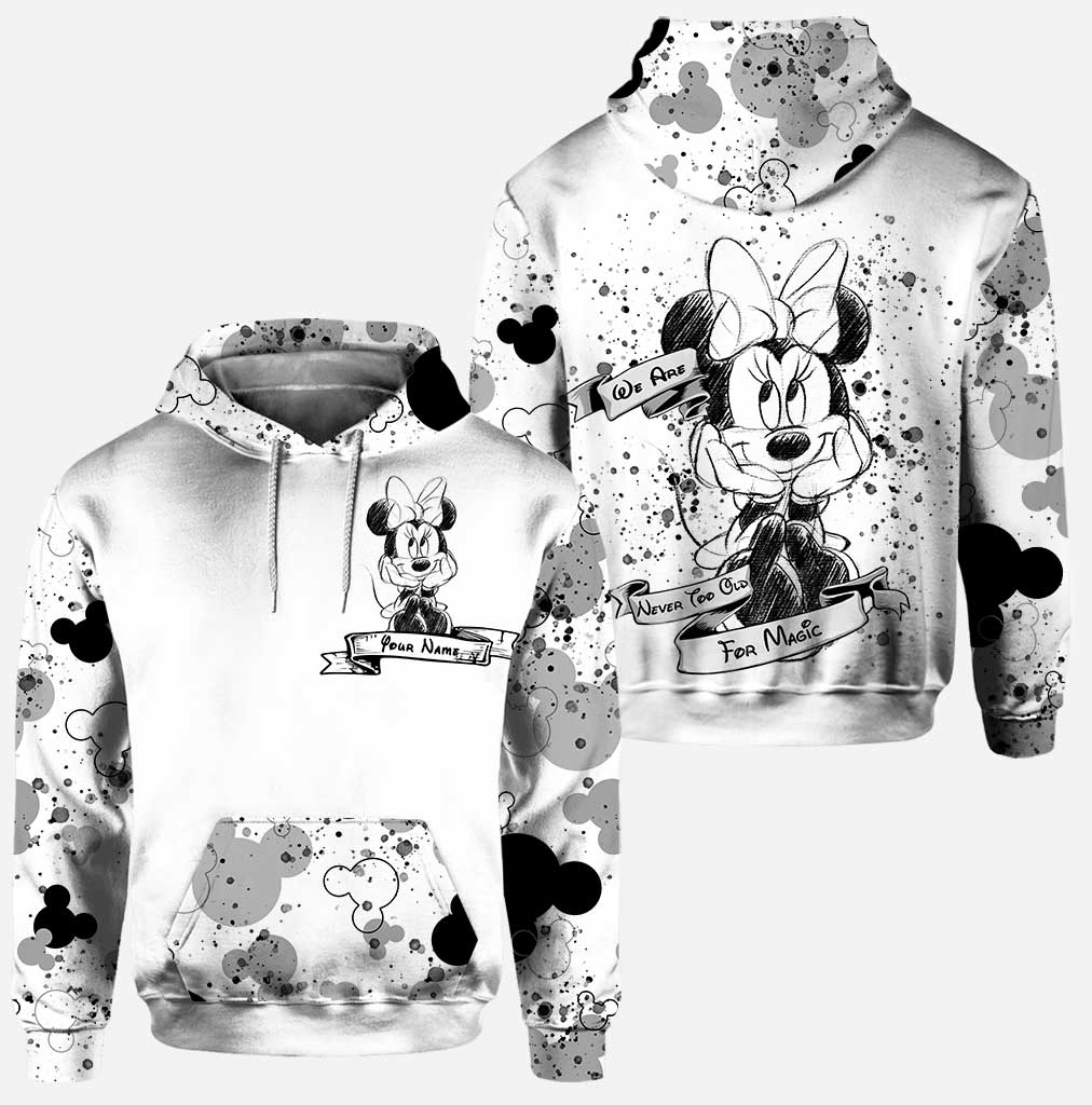 Personalized Cute Mouse Ears Hoodie & Leggings Set for Kids Hoodie & Leggings GradoCreations