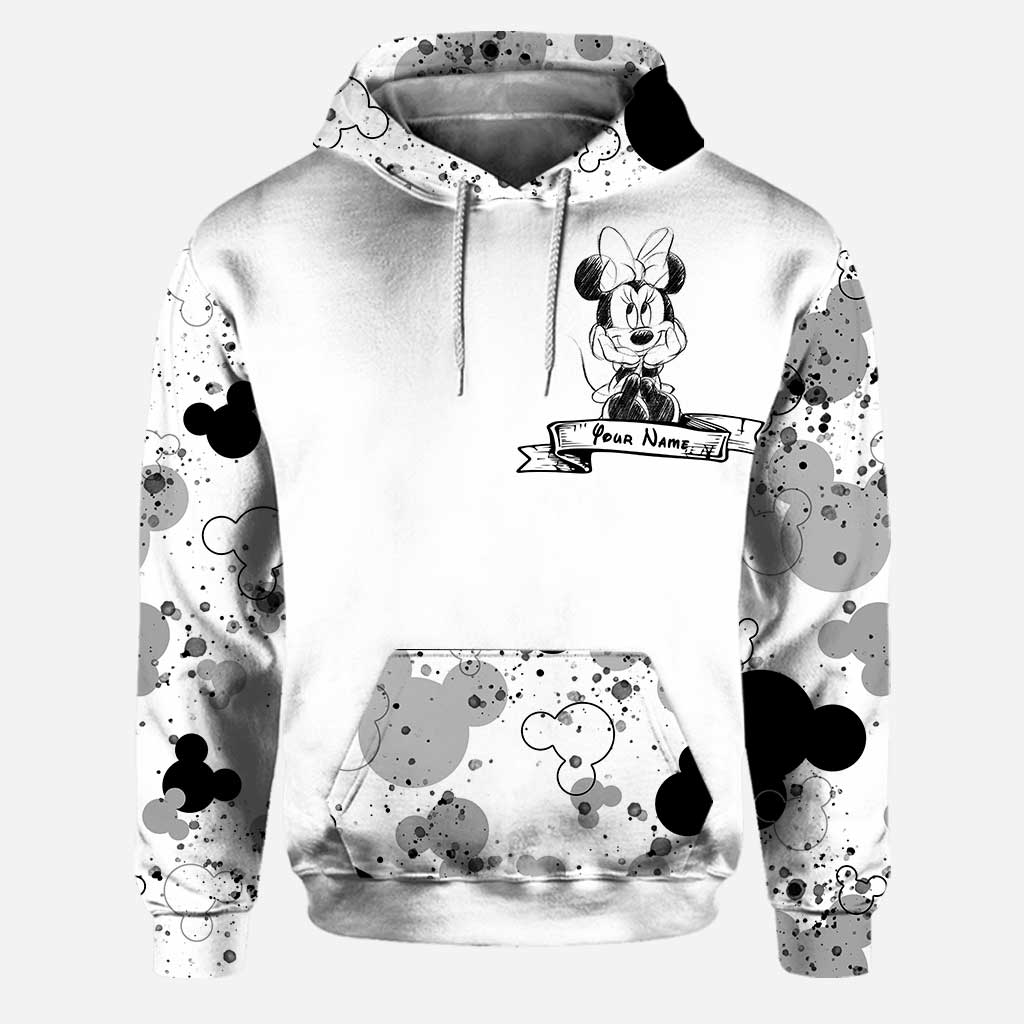 Personalized Cute Mouse Ears Hoodie & Leggings Set for Kids Hoodie & Leggings GradoCreations