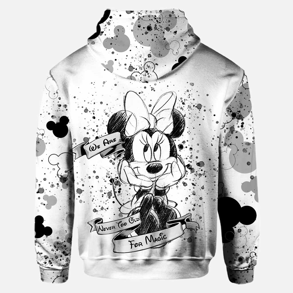 Personalized Cute Mouse Ears Hoodie & Leggings Set for Kids Hoodie & Leggings GradoCreations