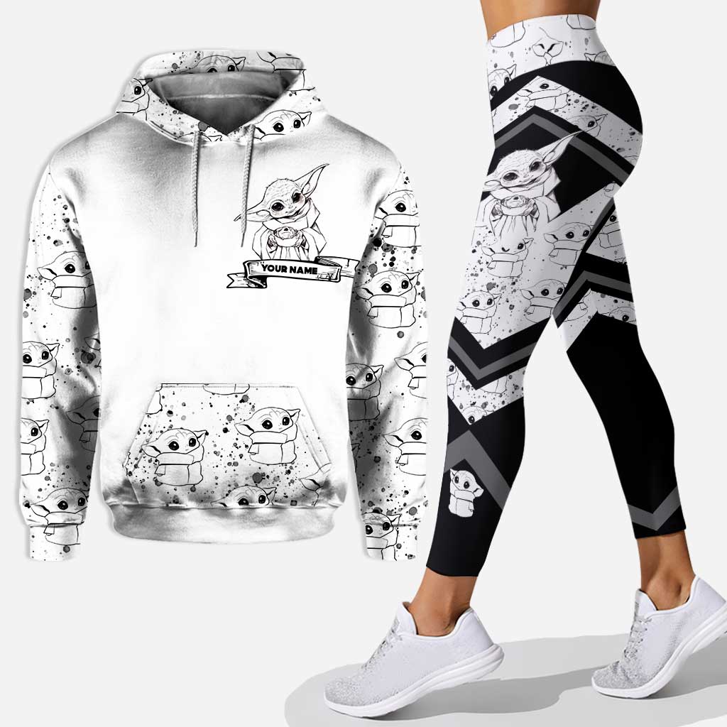 Personalized Cute Hoodie and Leggings Set Custom Name Gift Hoodie & Leggings GradoCreations
