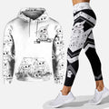 Personalized Cute Hoodie and Leggings Set Custom Name Gift Hoodie & Leggings GradoCreations