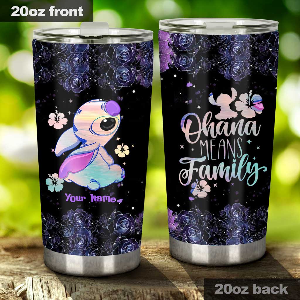 Personalized Ohana Tumbler Gift for Family | Custom Name | 20oz Tumbler GradoCreations