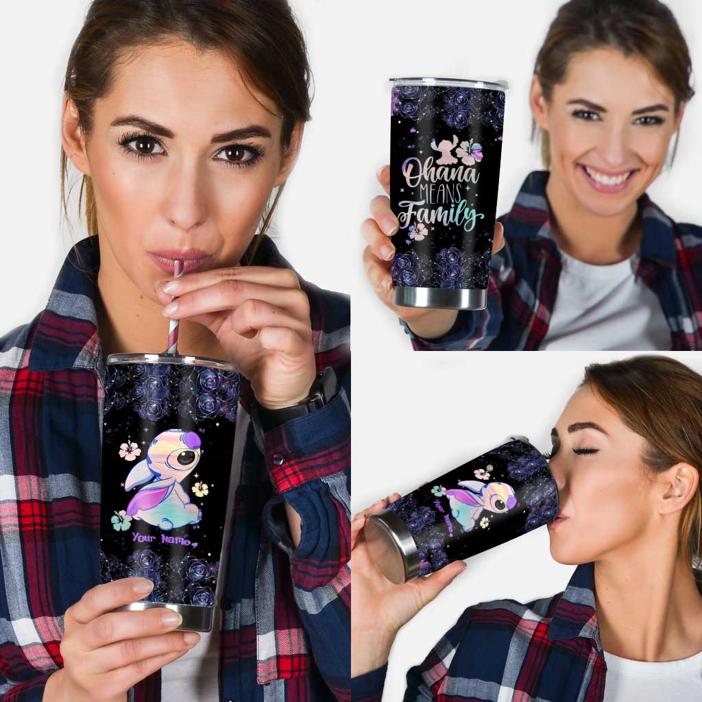 Personalized Ohana Tumbler Gift for Family | Custom Name | 20oz Tumbler GradoCreations