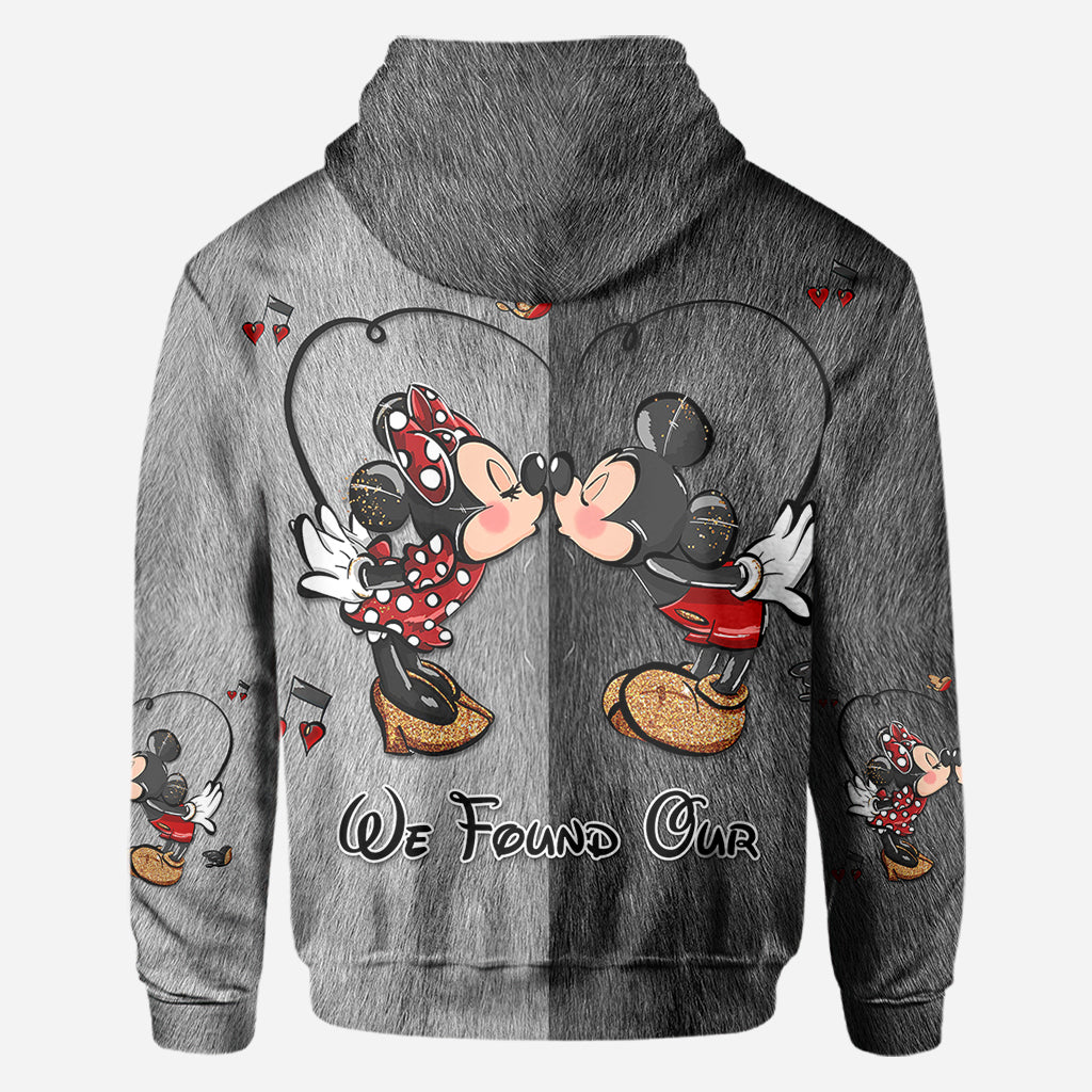 Personalized Mickey & Minnie Theme All-Over Shirts for Couples All Over Shirt GradoCreations
