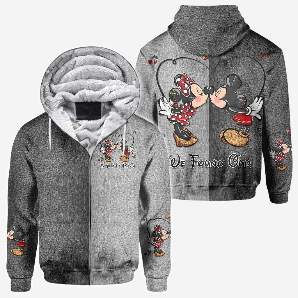 Personalized Mickey & Minnie Theme All-Over Shirts for Couples All Over Shirt GradoCreations