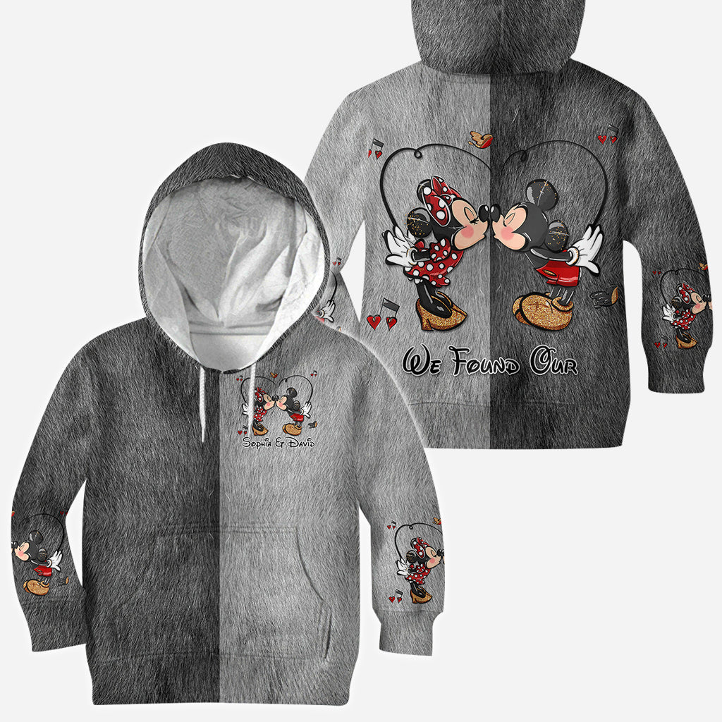 Personalized Mickey & Minnie Theme All-Over Shirts for Couples All Over Shirt GradoCreations
