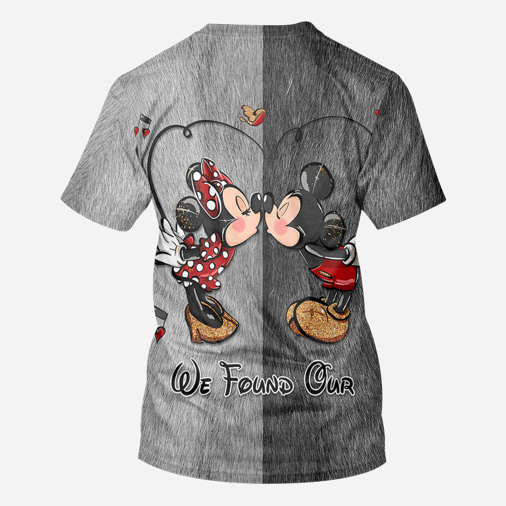 Personalized Mickey & Minnie Theme All-Over Shirts for Couples All Over Shirt GradoCreations