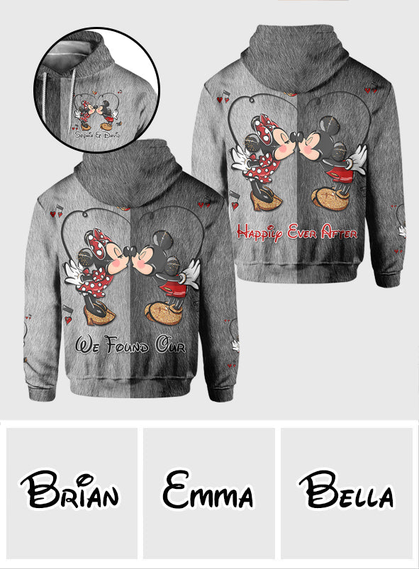 Personalized Mickey & Minnie Theme All-Over Shirts for Couples All Over Shirt GradoCreations