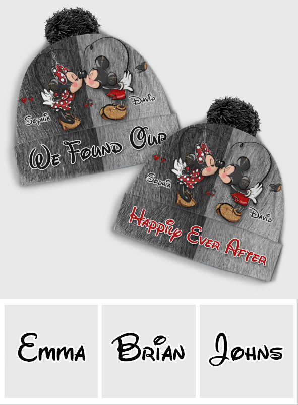 Personalized Mickey & Minnie Mouse Beanie Hat for Couples Beanie Hat GradoCreations