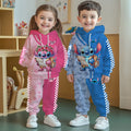 Personalized Kids Hoodie and Jogger Set with Stitch Design Kid Hoodie & Kid Jogger Sweatpants GradoCreations