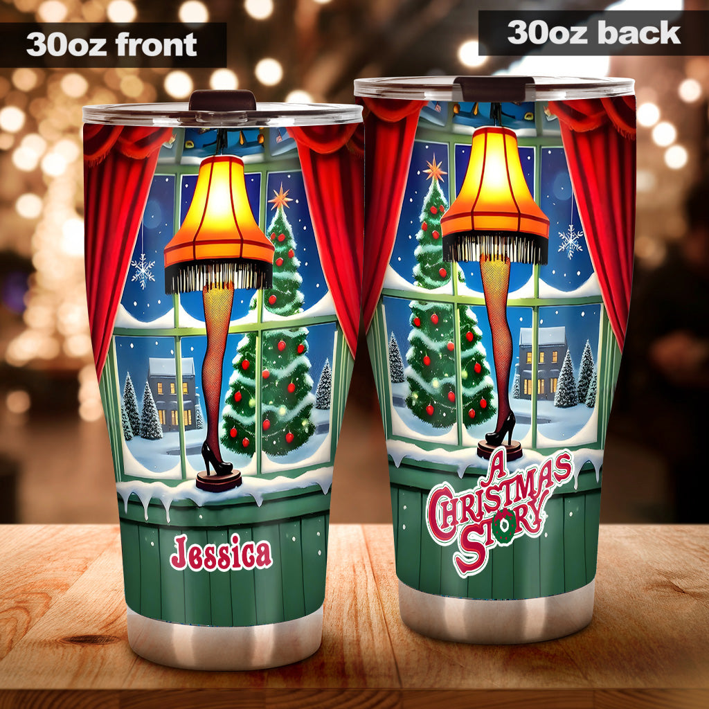 Personalized Christmas Story Tumbler Custom Name Gift Tumbler GradoCreations