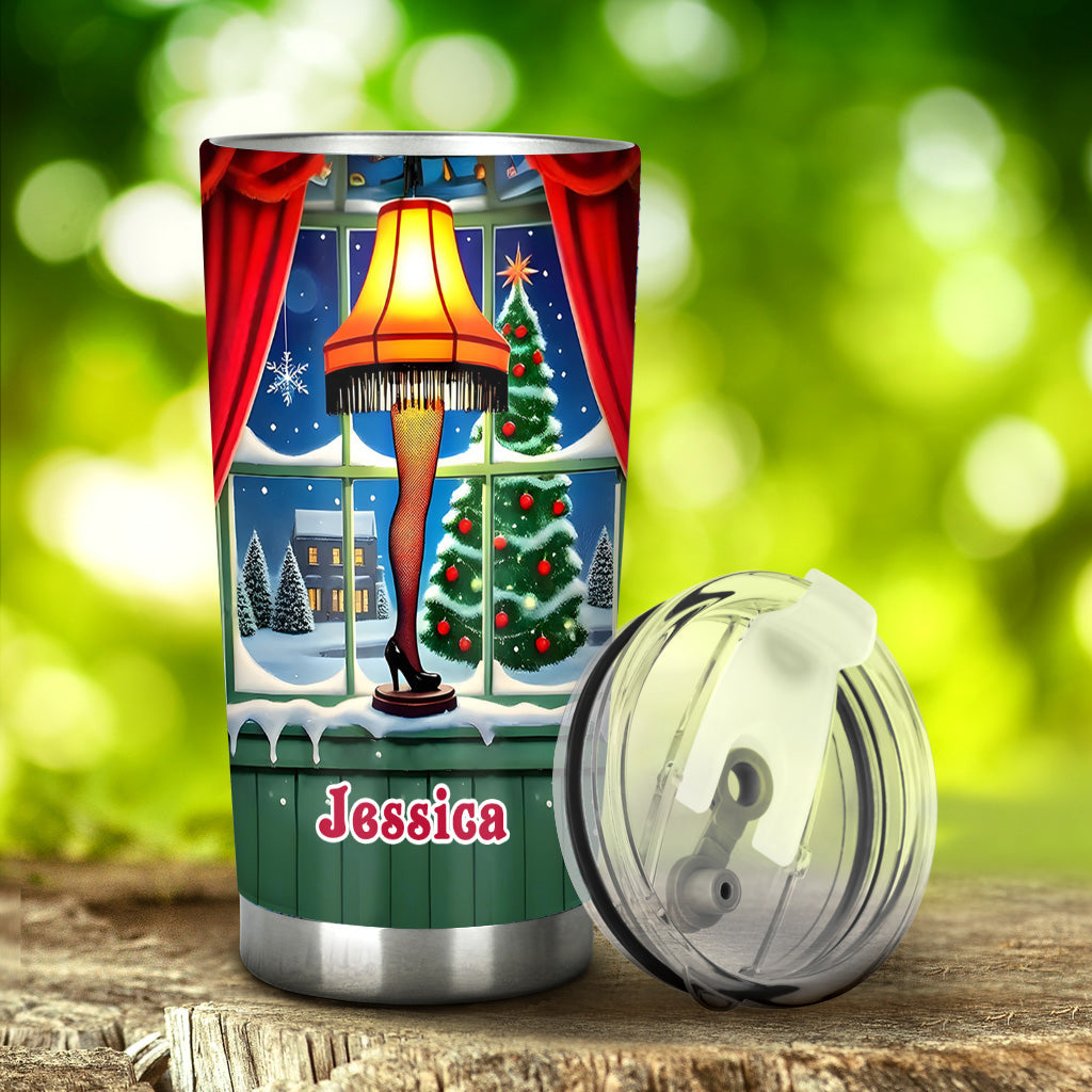 Personalized Christmas Story Tumbler Custom Name Gift Tumbler GradoCreations